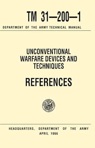 Stock image for Unconventional Warfare Devices and Techniques References Tm 31-20 for sale by Hawking Books