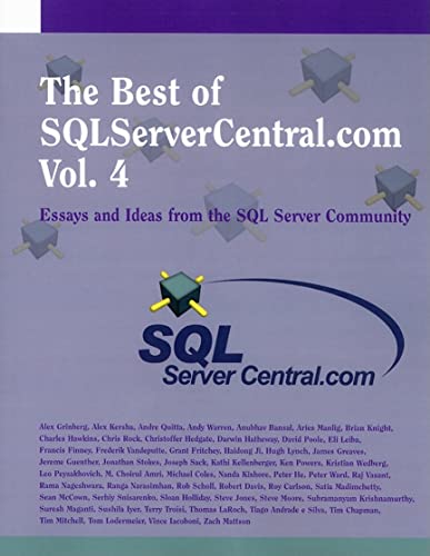 Stock image for The Best of SQLServerCentral.com Vol. 4 for sale by HPB-Diamond
