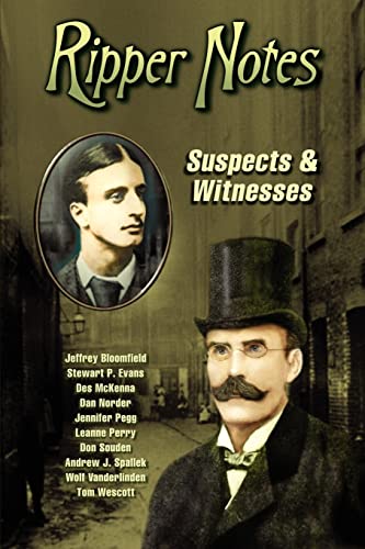 Beispielbild fr Ripper Notes: Suspects & Witnesses zum Verkauf von Books From California