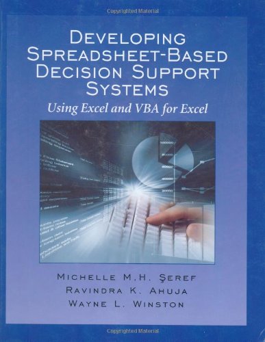 Stock image for Developing Spreadsheet-Based Decision Support Systems for sale by HPB-Red
