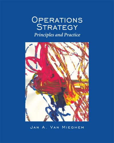 Imagen de archivo de Operations Strategy: Principles and Practice a la venta por Goodwill
