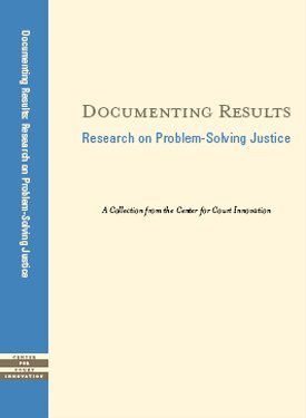 Beispielbild fr Documenting Results: Research on Problem-Solving Justice (2007-05-03) zum Verkauf von Nathan Groninger