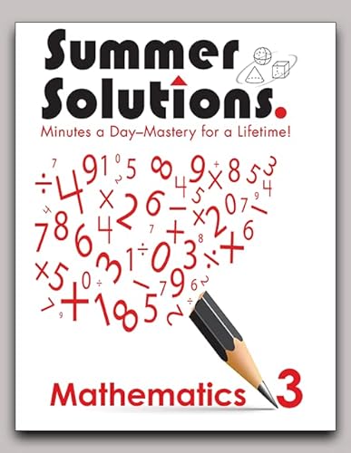 Stock image for Summer Solutions Math Workbook (Level 3) for sale by Ergodebooks