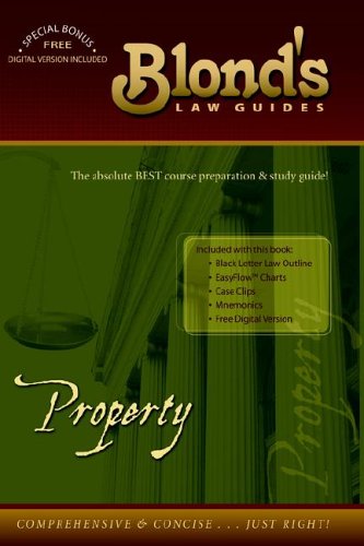 Imagen de archivo de Blond's Law Guides (Property) a la venta por POQUETTE'S BOOKS