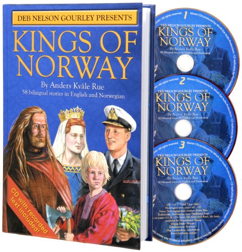 Imagen de archivo de Deb Nelson Gourley presents: Kings of Norway (58 bilingual stories in English and Norwegian) (includes 3 CDs) a la venta por HPB Inc.