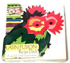 Stock image for South of the Border LATIN FUSION Recipe Deck ~ A Card Deck of 100 Recipes & Menus for sale by Wonder Book