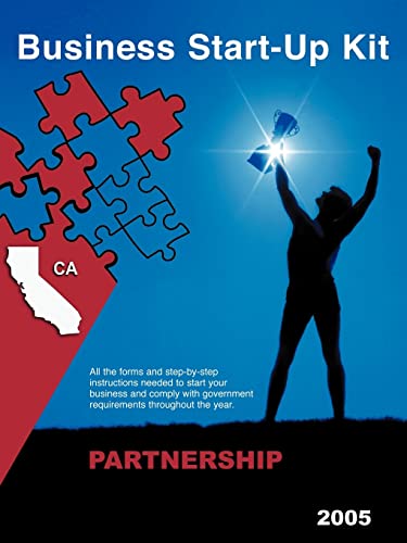 Beispielbild fr Business Start-Up Kit Partnership California 2005 zum Verkauf von Lucky's Textbooks