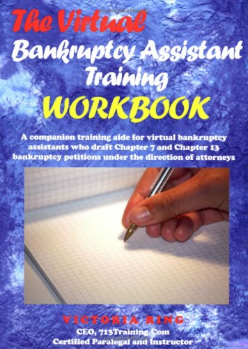 Imagen de archivo de The Virtual Bankruptcy Assistant Training Workbook a la venta por Mispah books