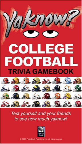 9780976171614: YaKnow? College Football Trivia