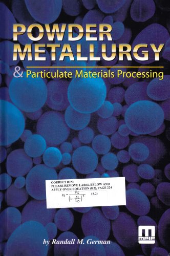 9780976205715: Powder Metallurgy & Particulate Materials Processing