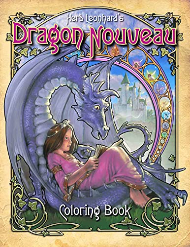 Imagen de archivo de Dragon Nouveau Coloring Book a la venta por ThriftBooks-Dallas