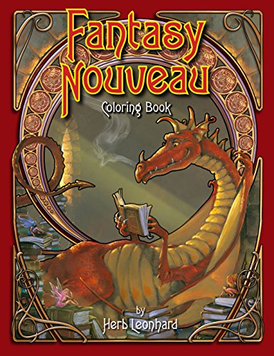 Imagen de archivo de Fantasy Nouveau Coloring Book a la venta por SecondSale