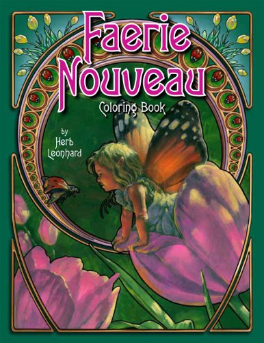 Beispielbild fr Faerie Nouveau Coloring Book zum Verkauf von Books From California