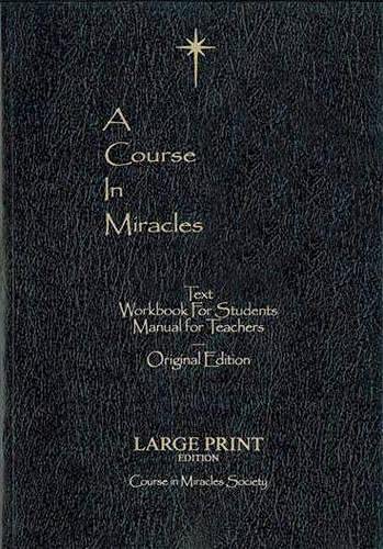 Beispielbild fr A Course in Miracles Original edition Large Print zum Verkauf von SecondSale