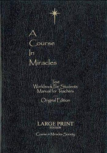 Stock image for A Course in Miracles Original edition Large Print for sale by SecondSale