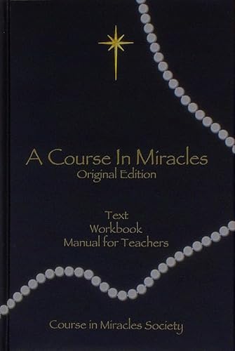Stock image for COURSE IN MIRACLES.original edition.includes FOREWORD,INTRODUCTION. 1 TEXT 2 WORKBOOK FOR STUDENTS 3 MANUAL FOR TEACHERS.CLARIFICATION OF TERMS, SUPPLEMENTS for sale by WONDERFUL BOOKS BY MAIL