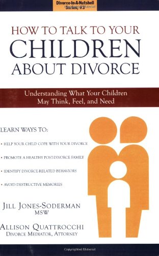 Imagen de archivo de How to Talk to Your Children About Divorce a la venta por Firefly Bookstore