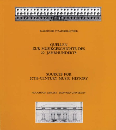 Beispielbild fr Sources for 20Th-Century Music History zum Verkauf von Blackwell's