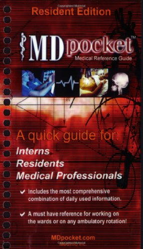 9780976544029: MDPocket Medical Reference Guide: Resident Edition: A Quick Guide for: Interns, Residents, Medical Professionals