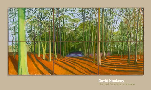Stock image for David Hockney: The East Yorkshire Landscape for sale by Better World Books: West