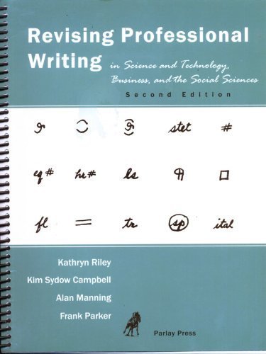 9780976718031: Revising Professional Writing in Science and Technology, Business, and the Social Sciences