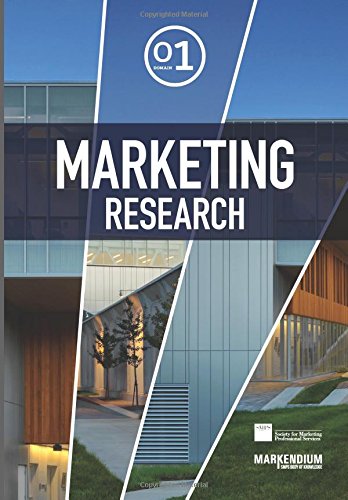 Stock image for Domain 1: Marketing Research: MARKENDIUM: SMPS Body of Knowledge for sale by Reliant Bookstore