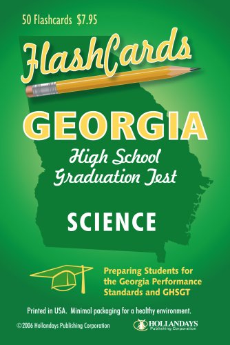 Imagen de archivo de Georgia High School Graduation Test Science Flashcards a la venta por Better World Books Ltd