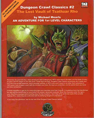 Dungeon Crawl Classics #2: The Lost Vault of Tsathzar Rho (9780977073801) by Mearls, Mike