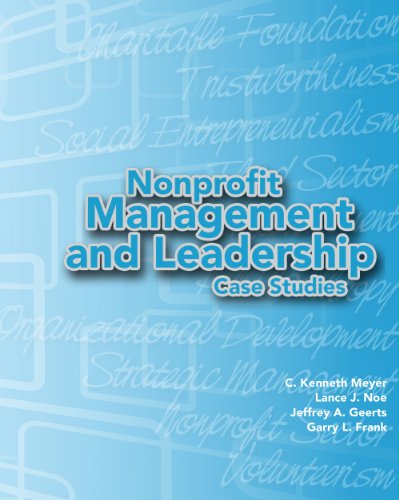 Imagen de archivo de Nonprofit Management and Leadership Case Studies a la venta por GF Books, Inc.