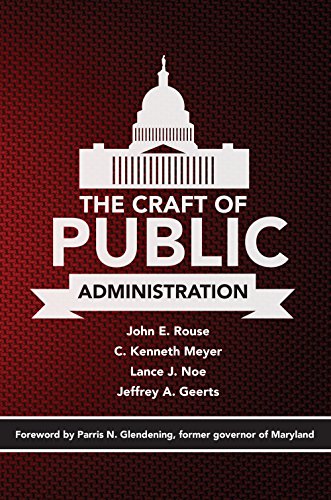 Imagen de archivo de The Craft of Public Administration a la venta por Indiana Book Company