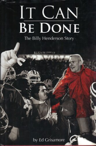 Beispielbild fr It Can Be Done : The Billy Henderson Story zum Verkauf von Better World Books: West