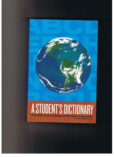 Imagen de archivo de The Student's Dictionary & Gazetteer a la venta por Better World Books: West