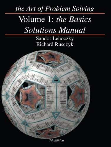 9780977304578: The Art of Problem Solving: The Basics Solutions: 1