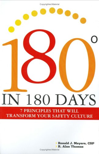 Imagen de archivo de 180 In 180 Days: 7 Principles That Will Transform Your Safety Culture a la venta por ThriftBooks-Atlanta