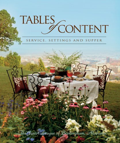 Stock image for Tables of Content-- Service, Settings, and Supper for sale by Better World Books