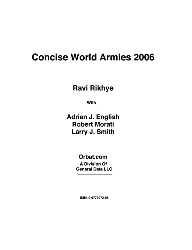 Beispielbild fr Concise World Armies 2006 zum Verkauf von ThriftBooks-Dallas