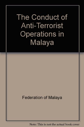 Imagen de archivo de The Conduct of Anti-Terrorist Operations in Malaya a la venta por Mispah books