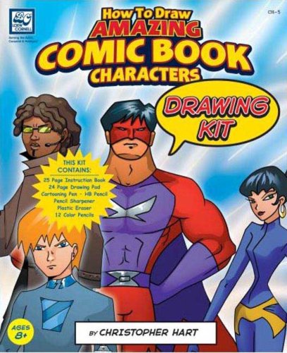 How to Draw Amazing Comic Book Characters: Drawing Kit (9780977692545) by Hart, Christopher