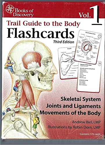 9780977700608: Trail Guide to the Body Flashcards Volume 1: Skeletal System, Joints and Ligaments, Movements of the Body by Andrew R., Ed. Biel (2006-01-01)