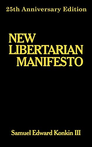 Stock image for NEW LIBERTARIAN MANIFESTO for sale by Speedyhen