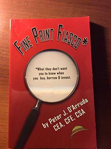 Imagen de archivo de Fine Print Fiasco* a la venta por ThriftBooks-Atlanta