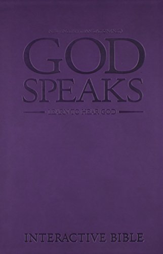 9780977866670: God Speaks Study Bible Purple Imitation Leather NET