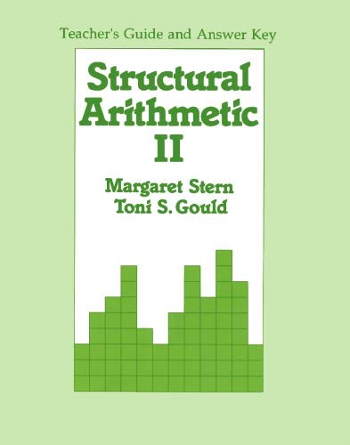 Stock image for Structural Arithmetic II: Teacher's Guide and Answer Key for sale by GF Books, Inc.