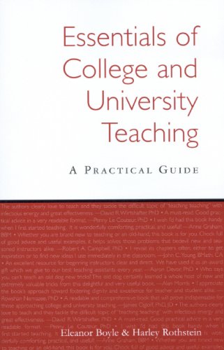 Stock image for Essentials of College and University Teaching: A Practical Guide for sale by bmyguest books