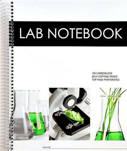 9780978534486: Lab Notebook 100 Carbonless Pages Spiral Bound (Top Page Perforated) by Barbakam (2010-11-01)