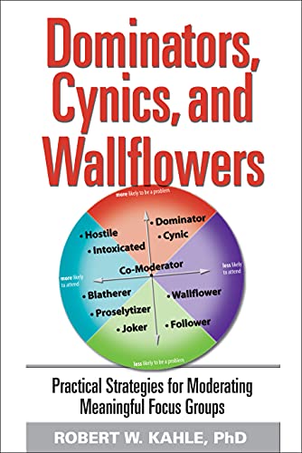 Dominators, Cynics, and Wallflowers: Practical Strategies for Moderating Meaningful Focus Groups (9780978660215) by Robert W.; Ph.D. Kahle