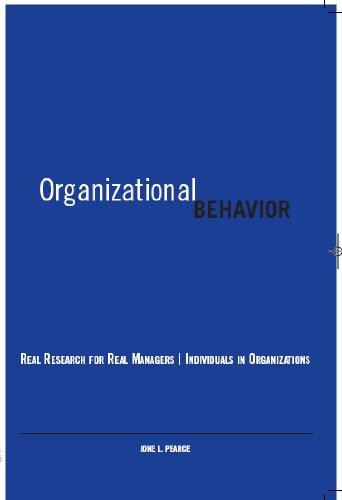 Beispielbild fr Organizational Behavior: Real Research for Real Managers: Individuals in Organizations zum Verkauf von ThriftBooks-Dallas