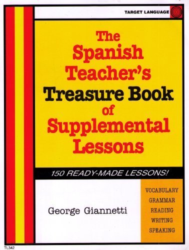 Stock image for The Spanish Teacher's Treasure Book of Supplemental Lessons for sale by HPB-Red