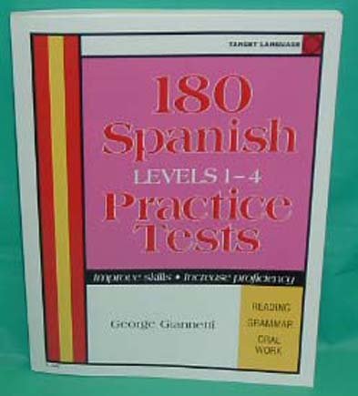 Stock image for 180 Spanish Practice Tests for sale by Your Online Bookstore
