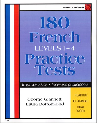 9780978674656: Title: 180 Practice Tests For French French Edition